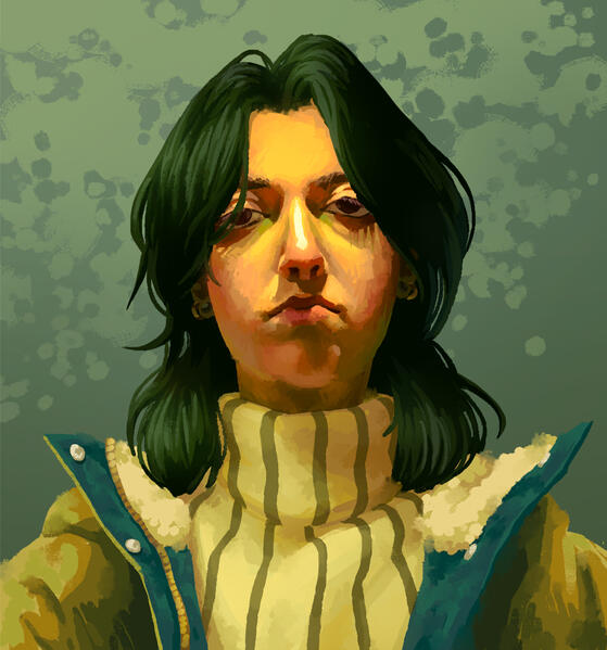 painted render