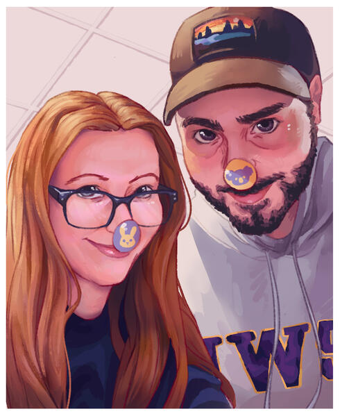 rendered portrait
